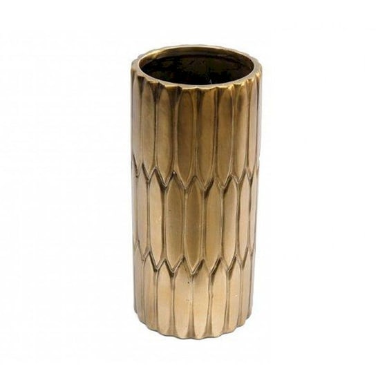 Διακοσμητικό Βάζο Sil Or1960Κεραμικό  11x24 cm - Χρυσό image 0