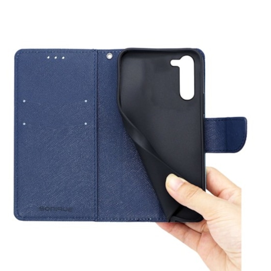 Θήκη  Samsung Galaxy S23 Plus - Sonique Trend Book - Κόκκινο / Σκούρο Μπλε image 2