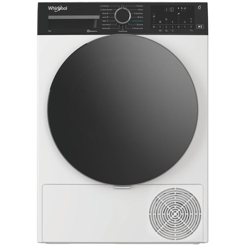 WHIRLPOOL WP A9X WBS EE 9 kg με Αντλία Θερμότητας Λευκό Στεγνωτήριο Ρούχων