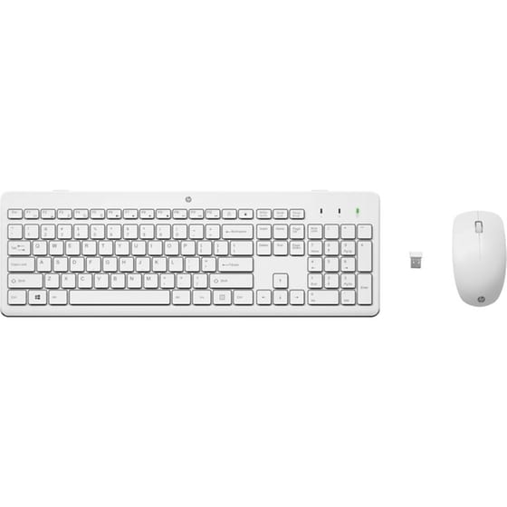 HP 3L1F0AA  Aσύρματο Σετ Πληκτρολόγιο & Ποντίκι - Λευκό image 0