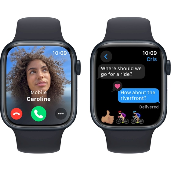 Apple Watch Series 9 Aluminium Midnight GPS 45mm - Midnight Medium/Large image 5