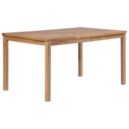 Vidaxl Τραπέζι Κήπου 150 X 90 X 77 Εκ. Από Μασίφ Ξύλο Teak