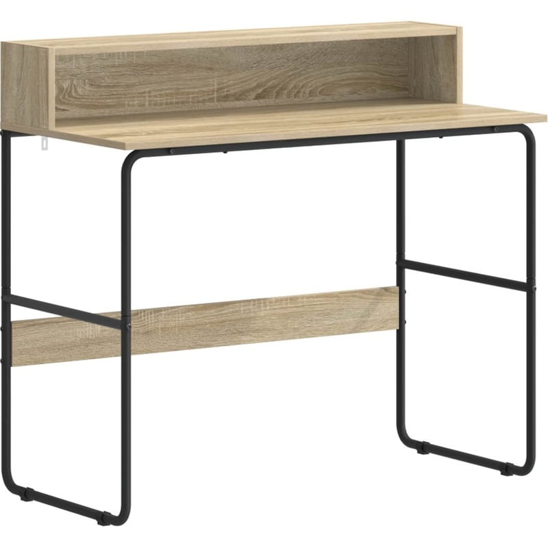 Γραφείο VidaXL με Αποθηκευτικό Χώρο 100x50x91 cm - Sonoma Δρυς