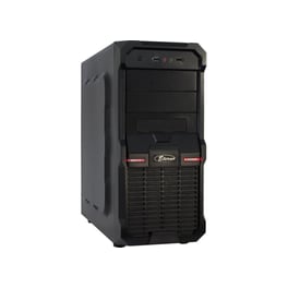 Κουτί Desktop Inter-Tech Eterno H3 Octagon (020061) ATX - Μαύρο