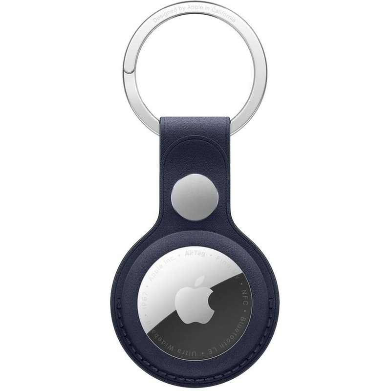 APPLE Θήκη Μπρελόκ Apple FineWoven Key Ring για Apple AirTag - Navy