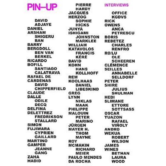 Pin-up Interviews image 0