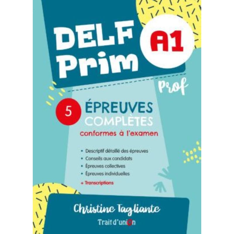 Delf Prim A1 - 5 Epreuves Professeur