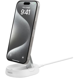 Ασύρματος Φορτιστής Belkin BoostCharge Pro Convertible Magnetic Wireless Charging Stand με Qi2 15W - White
