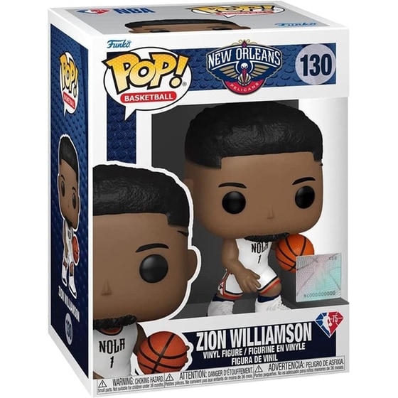 Funko Pop! Basketball - NBA - Zion Williamson NBA Pelicans #130 image 2