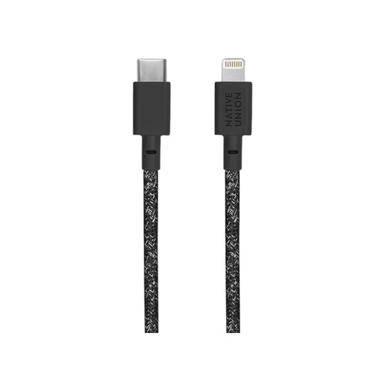 Καλώδιο δεδομένων Native Union Usb-C to Lightning 1.2m - Black image 0