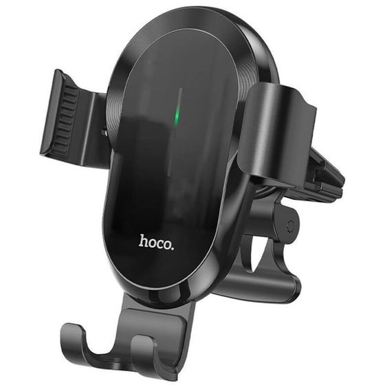 Βάση Στήριξης Αεραγωγού  Αυτοκινήτου Hoco Ca105 Guide Με Wireless Charger 15w Για Συσκεύες 4.7"-7,0" image 0