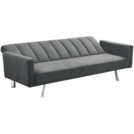 Τριθέσιος Καναπές Κρεβάτι Woodwell Hit Ε9441,1 198x86cm - Ανοιχτό Γκρι image 1