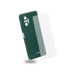 Θήκη & Προστασία οθόνης Redmi Note 10 Pro - Egoboo Back Cover Case - Green