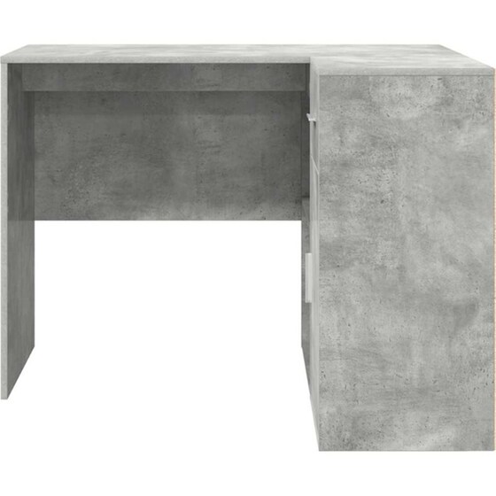 Γωνιακό Γραφείο VidaXL με Συρτάρι 102x88x75 cm - Γκρι Σκυροδέματος image 5