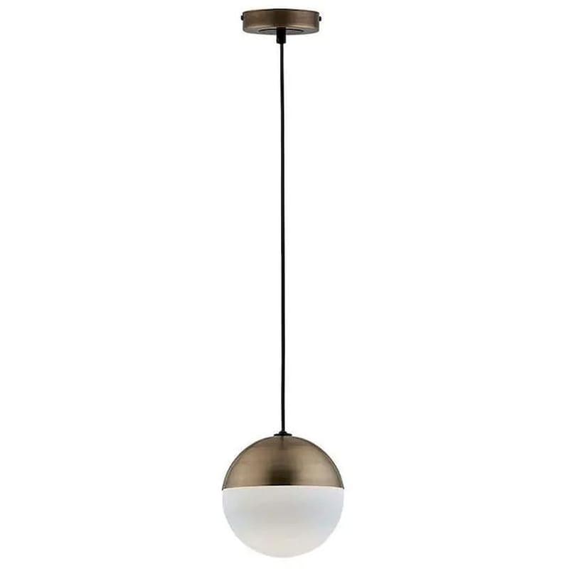 VIOKEF Φωτιστικό Οροφής Μονόφωτο Viokef Violla 4190200 Γυάλινο/Μεταλλικό - Χρυσό