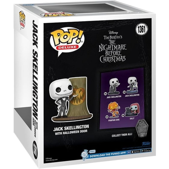 Funko Pop! Deluxe - Disney - The Nightmare Before Christmas - Jack Skellington with Halloween Door #1361 image 1