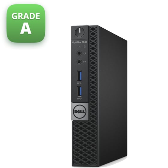 Refurbished Desktop Dell OptiPlex 3040 Microtower (Core i3-6100T/8GB/120GB SSD/HD Graphics 530/Win10Pro) | Grade A image 1