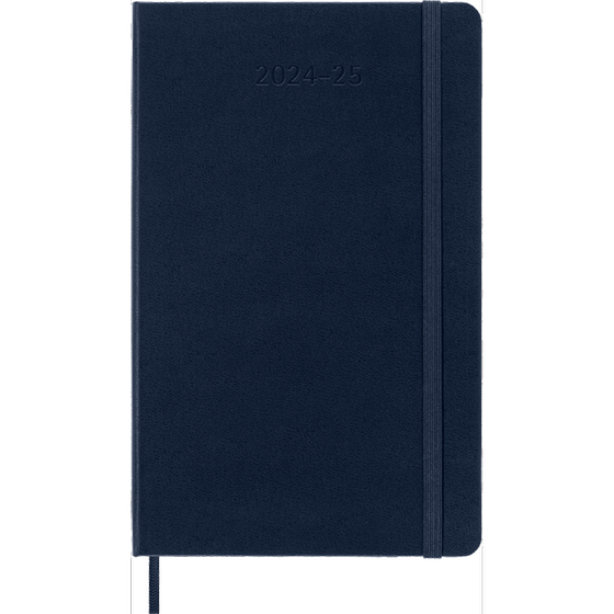 Ακαδημαϊκό Ημερολόγιο Εβδομαδιαίο Moleskine 2024-25 18Μ Large Sap. Blue Hard image 0