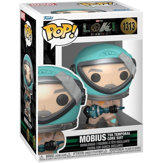 Funko Pop! Marvel - Loki Season 2 - Mobius (TVA Temporal Core Suit) #1313 image 1