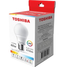 Λάμπα LED Toshiba A60 E27 5.5W 3000K - Θερμό Λευκό