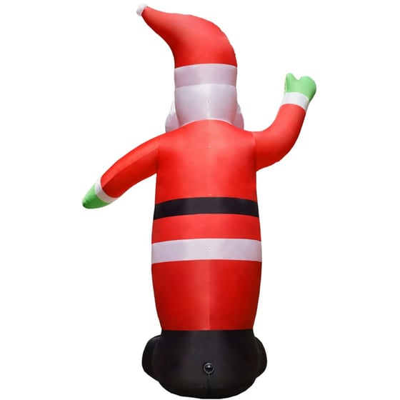 Χριστουγεννιάτικος Διακοσμητικός Φουσκωτός Άγιος Βασίλης με Φωτισμό Led 3m image 2