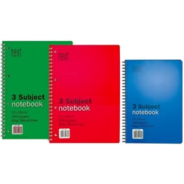 Τετράδιο Σπιράλ NEXT Notebook Β5 4 Θεμάτων (1 Τεμάχιο)