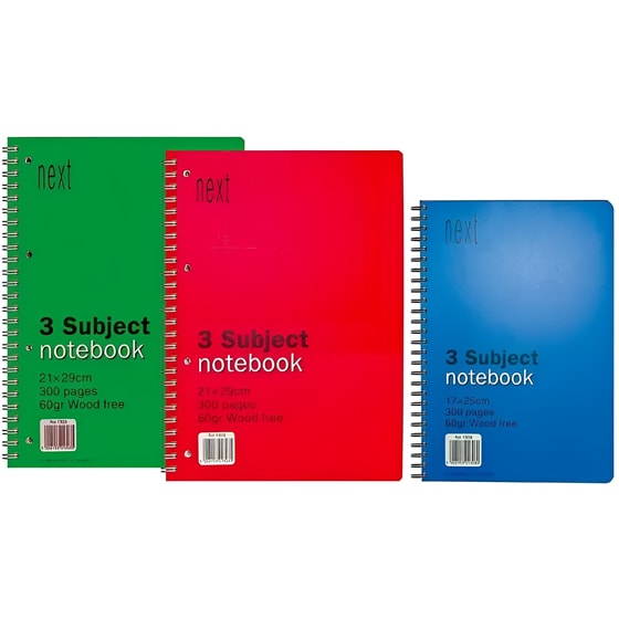 Τετράδιο Σπιράλ NEXT Notebook Β5 4 Θεμάτων (1 Τεμάχιο) image 0