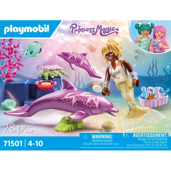 PLAYMOBIL® Princess Magic Γοργόνα με δελφίνια (71501) image 3
