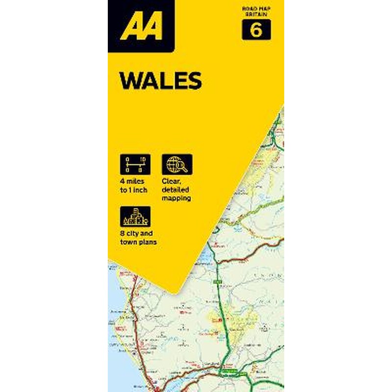 AA Road Map Wales