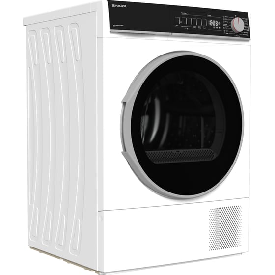 SHARP KD-NHB9S7GWD-EE 9 kg με Αντλία Θερμότητας Λευκό Στεγνωτήριο Ρούχων image 4