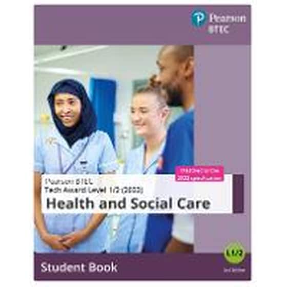BTEC Tech Award 2022 Health and Social Care Student Book image 0