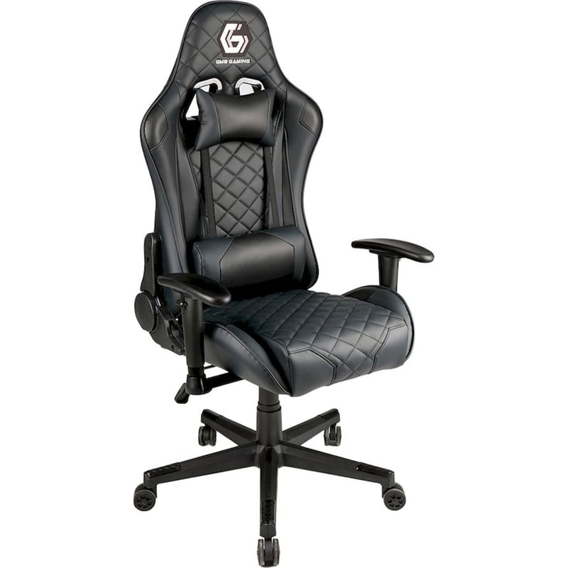 Gaming Καρέκλα Gembird GC-03-BL από Τεχνητό Δέρμα - Μαύρη GEMBIRD