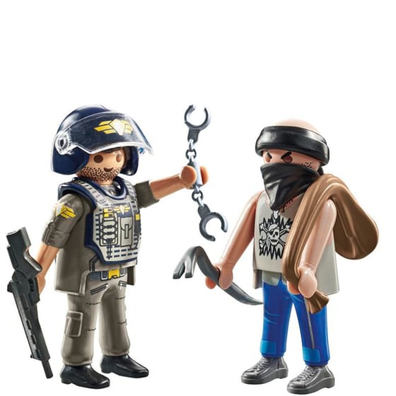 PLAYMOBIL® Action Heroes DuoPack Κλέφτης και Αστυνόμος (71505) image 4