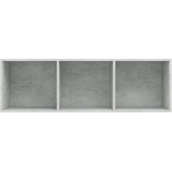 Βιβλιοθήκη VidaXL από Μοριοσανίδα  36x30x114 cm  - Γκρι image 6