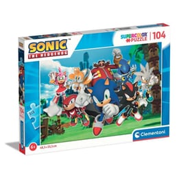 Παιδικό Παζλ Clementoni Super Color Sonic The Hedgehog (104 Κομμάτια)