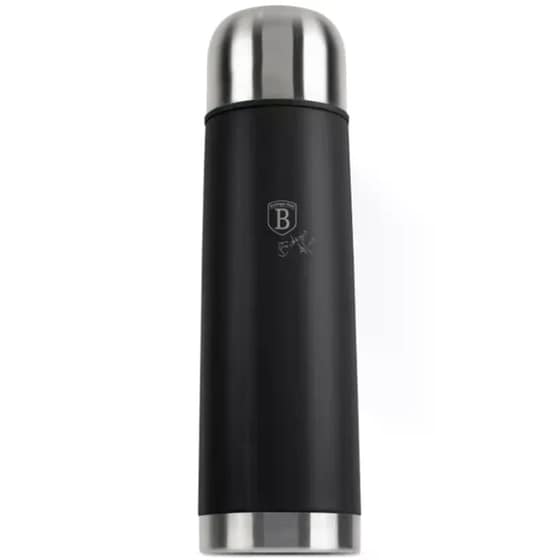 Μπουκάλι Θερμός Berlinger Haus Ανοξείδωτο Matt Black 750ml image 1