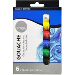 Χρώματα Gouache Daler Rowney 12ml 6 Τεμάχια