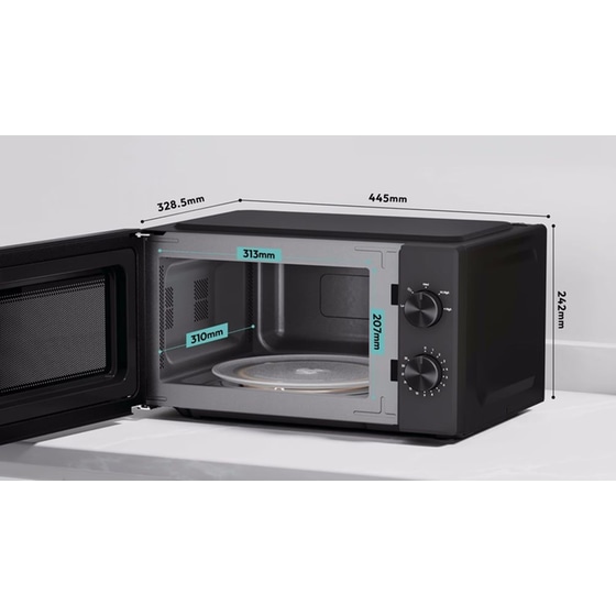 CANDY CMW520SMB 20 lt Μαύρο Φούρνος Μικροκυμάτων image 5