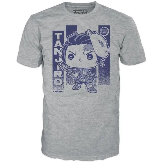 Funko Pop! Boxed Tee: Demon Slayer: Kimetsu No Yaiba - Tanjiro With Wisteria T-shirt (xl) image 0