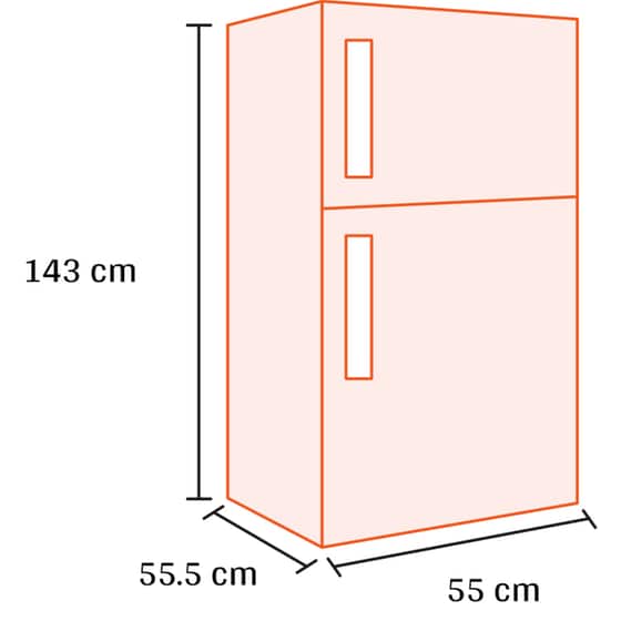 OMNYS WNT-E144IN Total No Frost 197 Lt Inox Δίπορτο Ψυγείο image 2