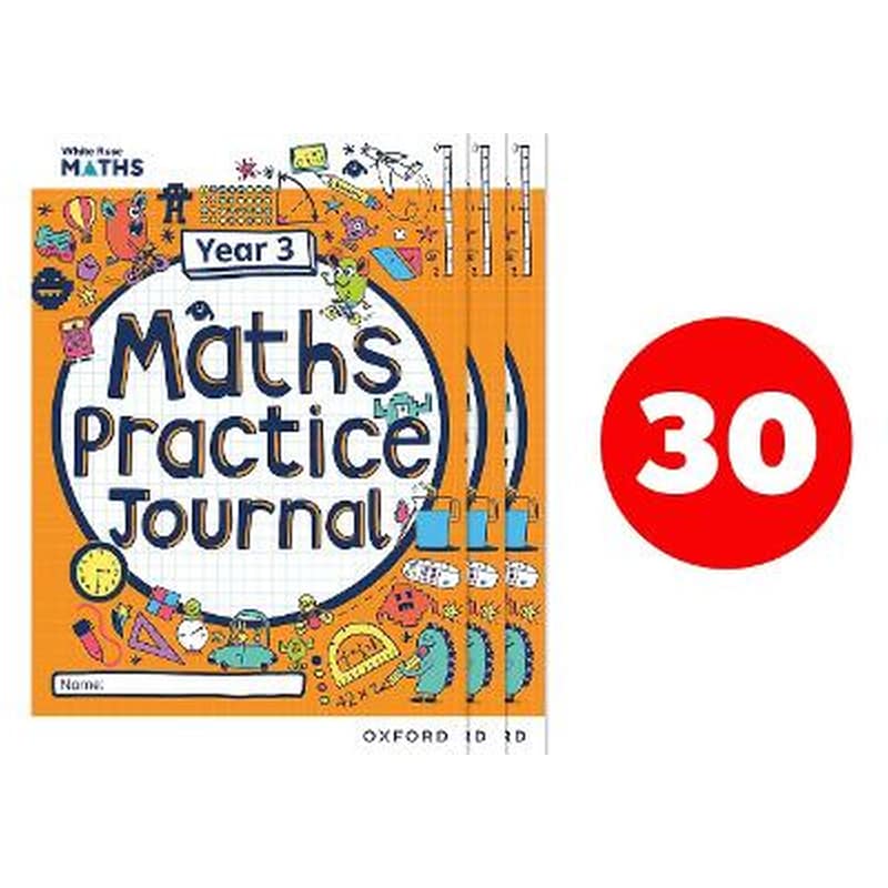 White Rose Maths Practice Journals Year 3 Workbooks: Pack of 30