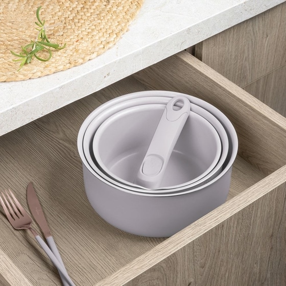 Σετ Μαγειρικά Σκεύη BERLINGER BH-8251 12 τμχ Γκρι image 1