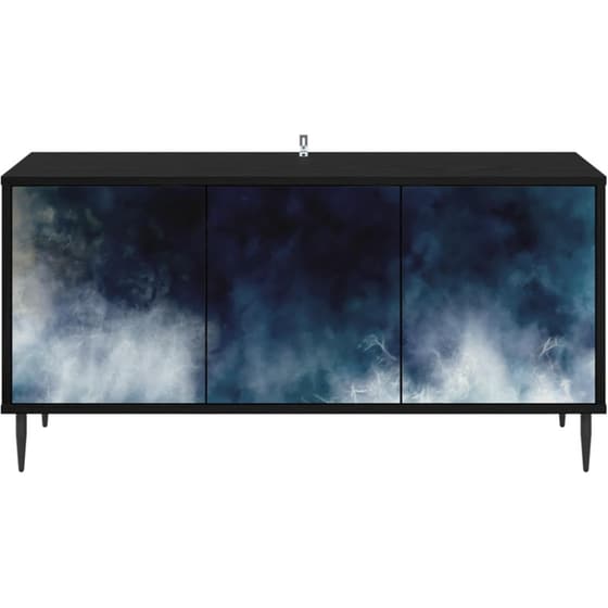 Έπιπλο Τηλεόρασης VidaXL RAALTE 102 x 33 x 51 cm - Μαύρη Δρυς image 3