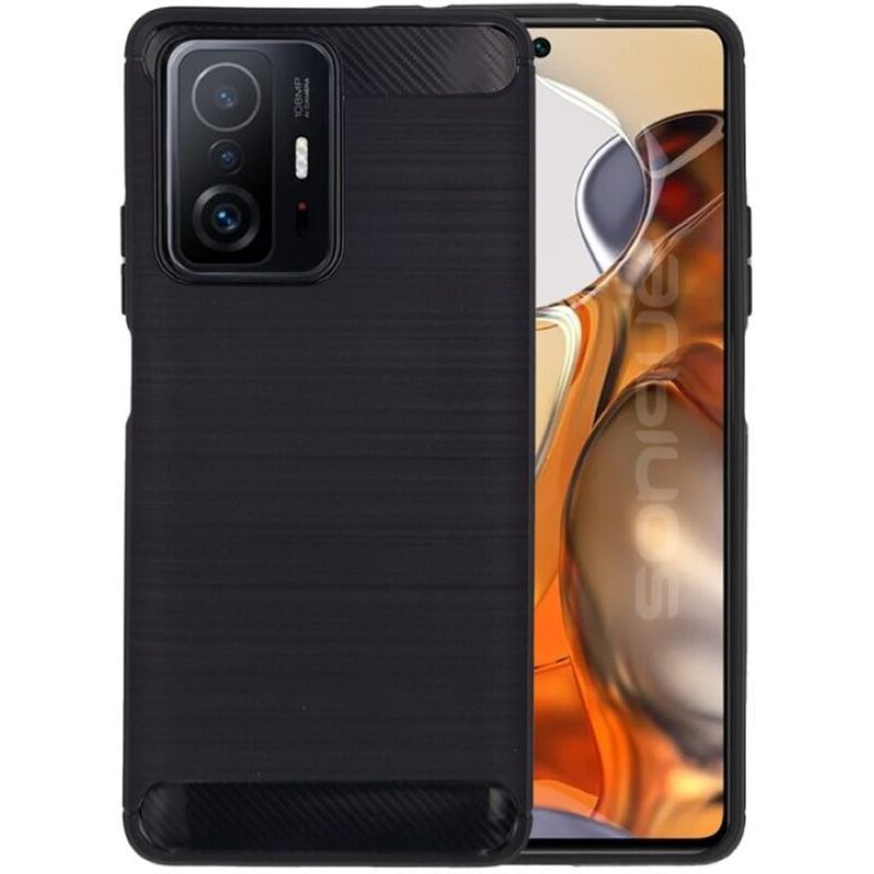 SONIQUE Θήκη Xiaomi Xiaomi 11T Pro - Sonique Carbon Brushed - Μαύρο