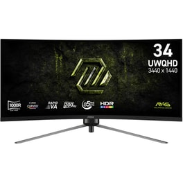 MSI MAG 345CQRF E20 Gaming Monitor 34" UWQHD VA Curved 200Hz 0.5ms