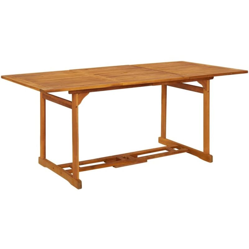 Τραπέζι Εξωτερικού Χώρου VidaXL από Ξύλο 180x90x75 cm - Καφέ