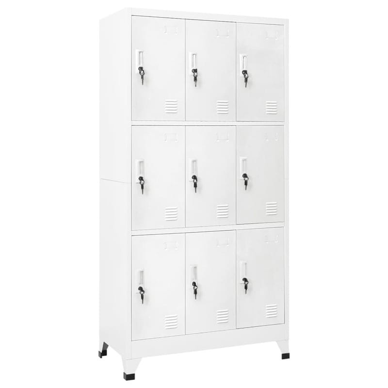 VIDAXL Φοριαμός VidaXL Μεταλλικός 90x45x180 cm - Γκρι