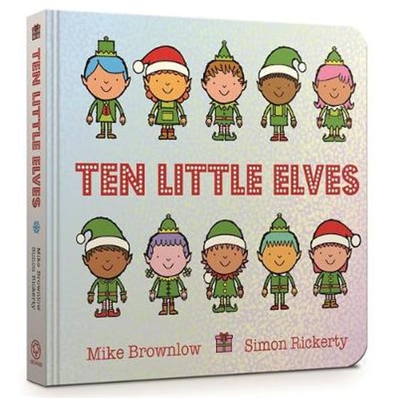 Ten Little Elves Board Book image 0