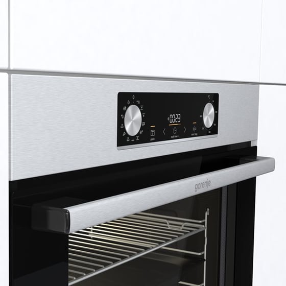 GORENJE BPS6737E14X 77 Lt Inox Εντοιχιζόμενος Φούρνος Άνω Πάγκου image 3