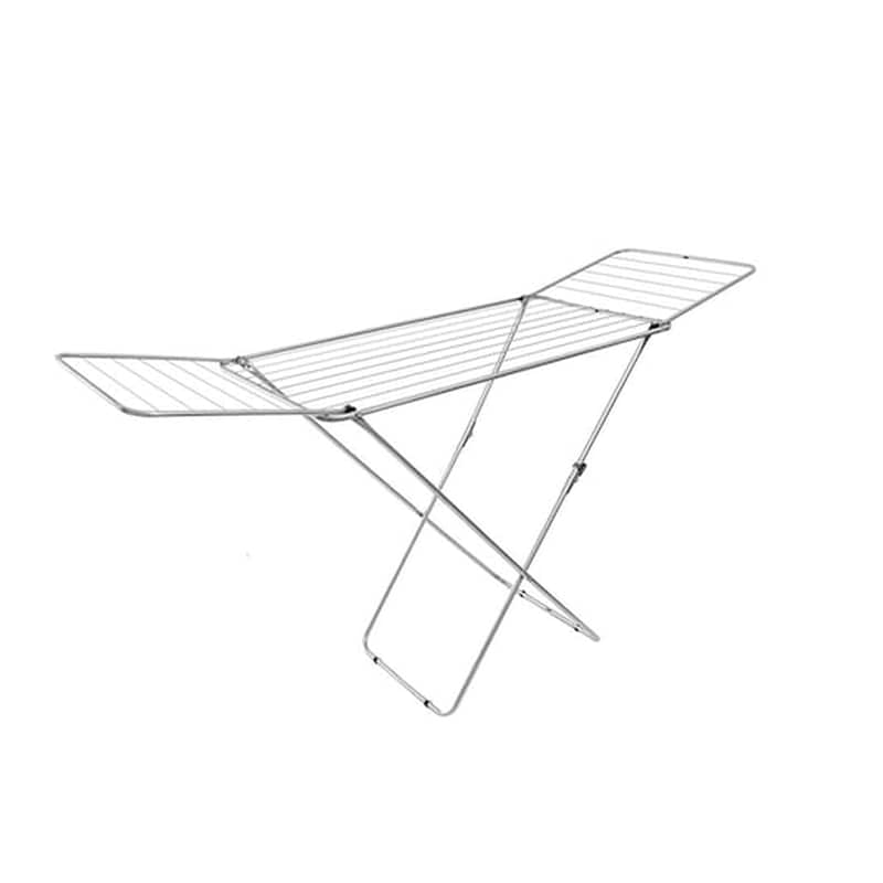 URBAN LIVING Πτυσσόμενη Απλώστρα Ρούχων Αλουμινίου Τρίφυλλη, 180x55x108 Cm